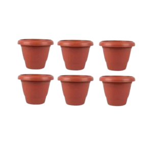 Terracotta-Style Plastic Planter Pot | Indoor & Outdoor Use