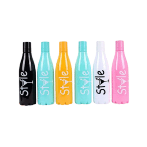 Printed Multicolor Water Bottle Set – Stylish Hydration for School, Gym, and Office
