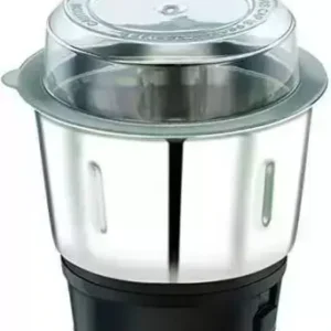 500ml Steel Mixer Grinder Jar – Compatible Chutney and Dry Grinding Jar for Kitchen Use