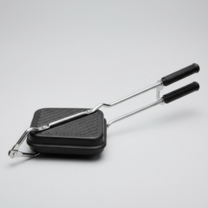 Gas Grill Toaster – Non-Electric, Eco-Friendly Sandwich Maker for Home & Travel (Black)