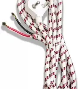 7 Ft PVC Copper Wire Lead for Iron Press – 1.5 sq/mm, 40/76 Copper, Multicolor