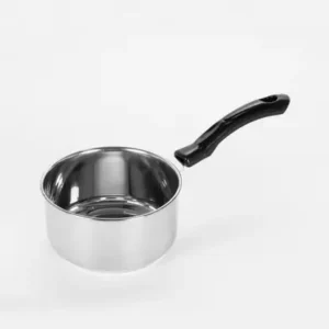 Stainless Steel Induction & Gas Compatible Saucepan – 1.5 L Capacity, 16 cm Diameter, with Handle