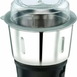 500 ml Stainless Steel Mixer Grinder Chutney & Dry Jar with Lid – Compatible with Standard Mixer Grinders