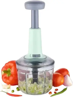 Push-Style Manual Food Chopper – Large-Capacity Vegetable Cutter for Effortless Kitchen Prep