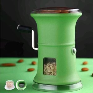 Nuts & Vegetable Cutter with Stainless Steel Blades – Manual Onion, Chilli & Dry Fruit Chopper for Kitchen Use