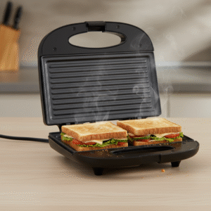 Electronic Sandwich Maker – Non-Stick, Compact & Energy-Efficient Grill for Perfect Toasted Sandwiches