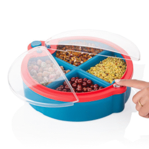 Butterfly Dry Fruits & Candy Box – Decorative Multi-Section Storage Container for Sweets, Snacks & Dry Fruits