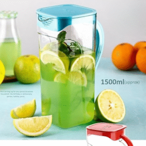 Plastic Water Jug – 1.5 L BPA-Free, Food Grade & Refrigerator Safe Water Pitcher for Juices and Shakes