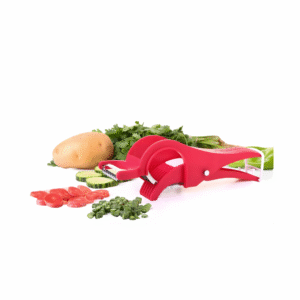 Veg Cutter – Sharp Stainless Steel 5-Blade Vegetable Cutter with Locking System (Multi-Color)