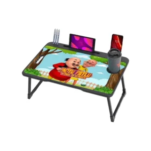 Motu Patlu Cartoon Printed Plastic Study Table – Foldable, Lightweight, and Kid-Friendly
