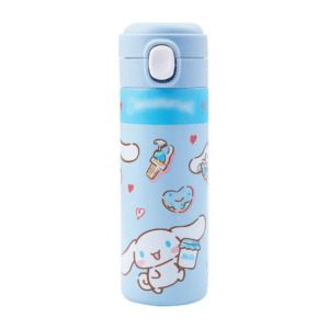 Cartoon Kitty Pink Stainless Steel Water Bottle | Leak-Resistant Vacuum Insulated Mug for Girls