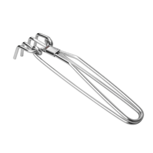 Stainless Steel Wire Tong 22 cm – Utensil Holder & Pakkad Lifter for Hot Vessels with Ergonomic Grip