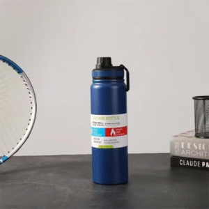 Thermal Insulated Stainless Steel Water Bottle – 1000ml Double Wall Vacuum Flask (Blue)