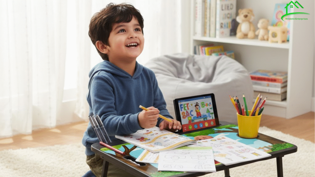 Why a Motu Patlu Study Table Helps Kids Stay Engaged and Learn Better