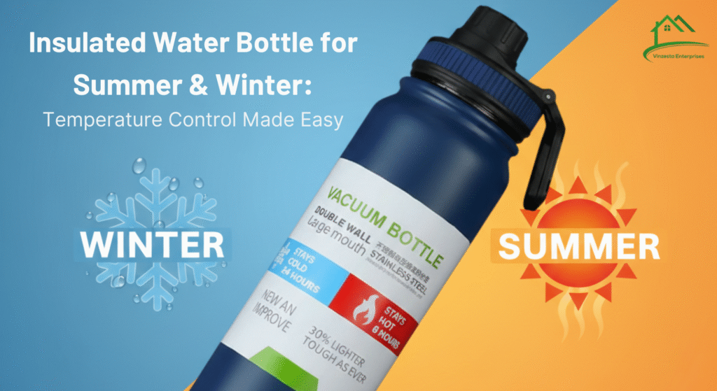 Insulated Water Bottle for Summer & Winter: Temperature Control Made Easy