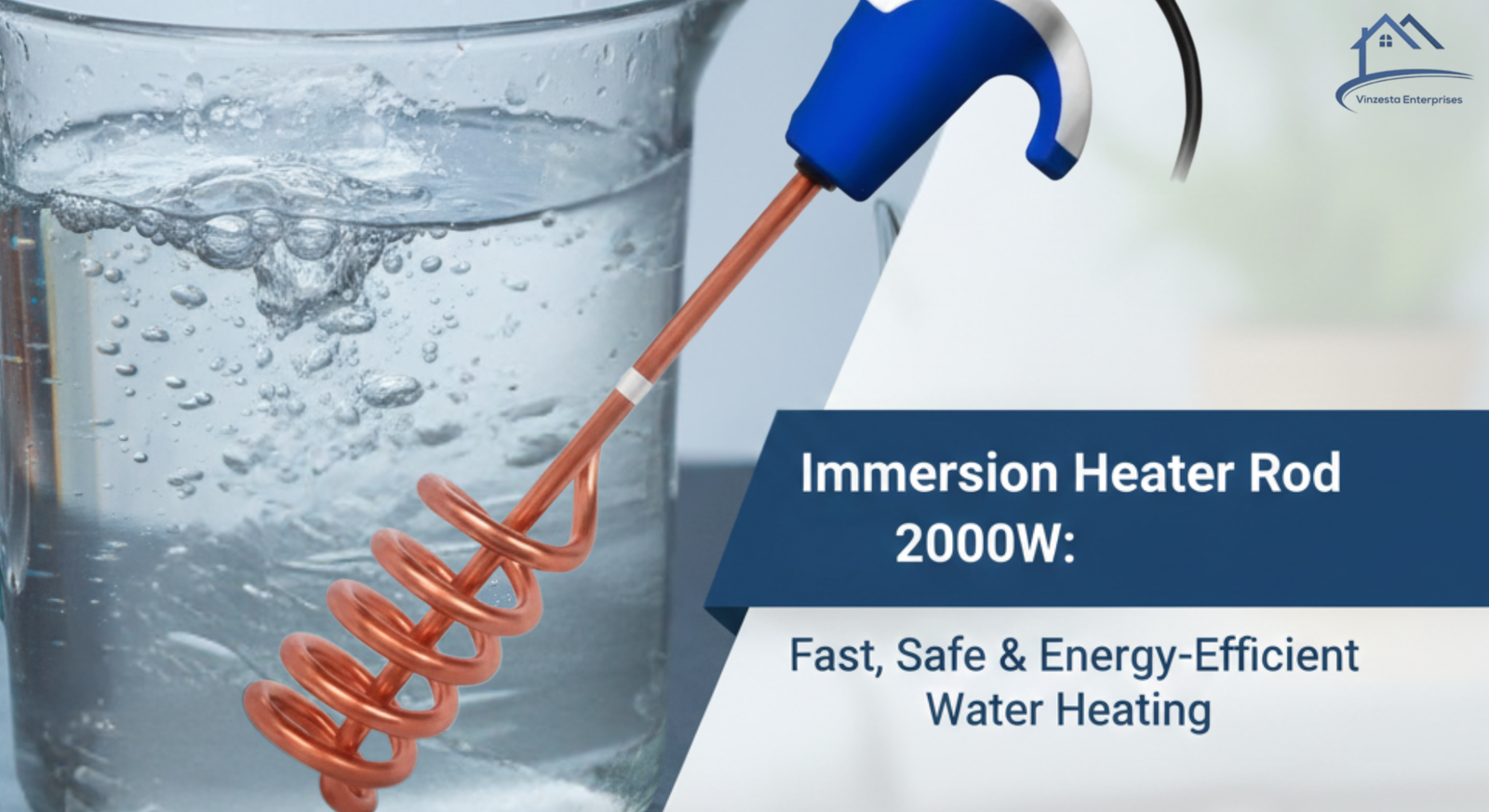Immersion Heater Rod 2000W: Fast, Safe & Energy-Efficient Water Heating for Home Use