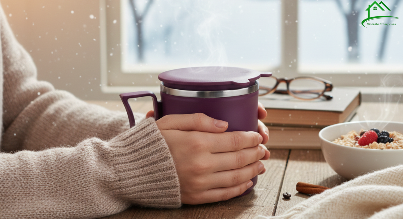 Double Wall Coffee Mug: A Winter Essential to Keep Your Drinks Hot Longer
