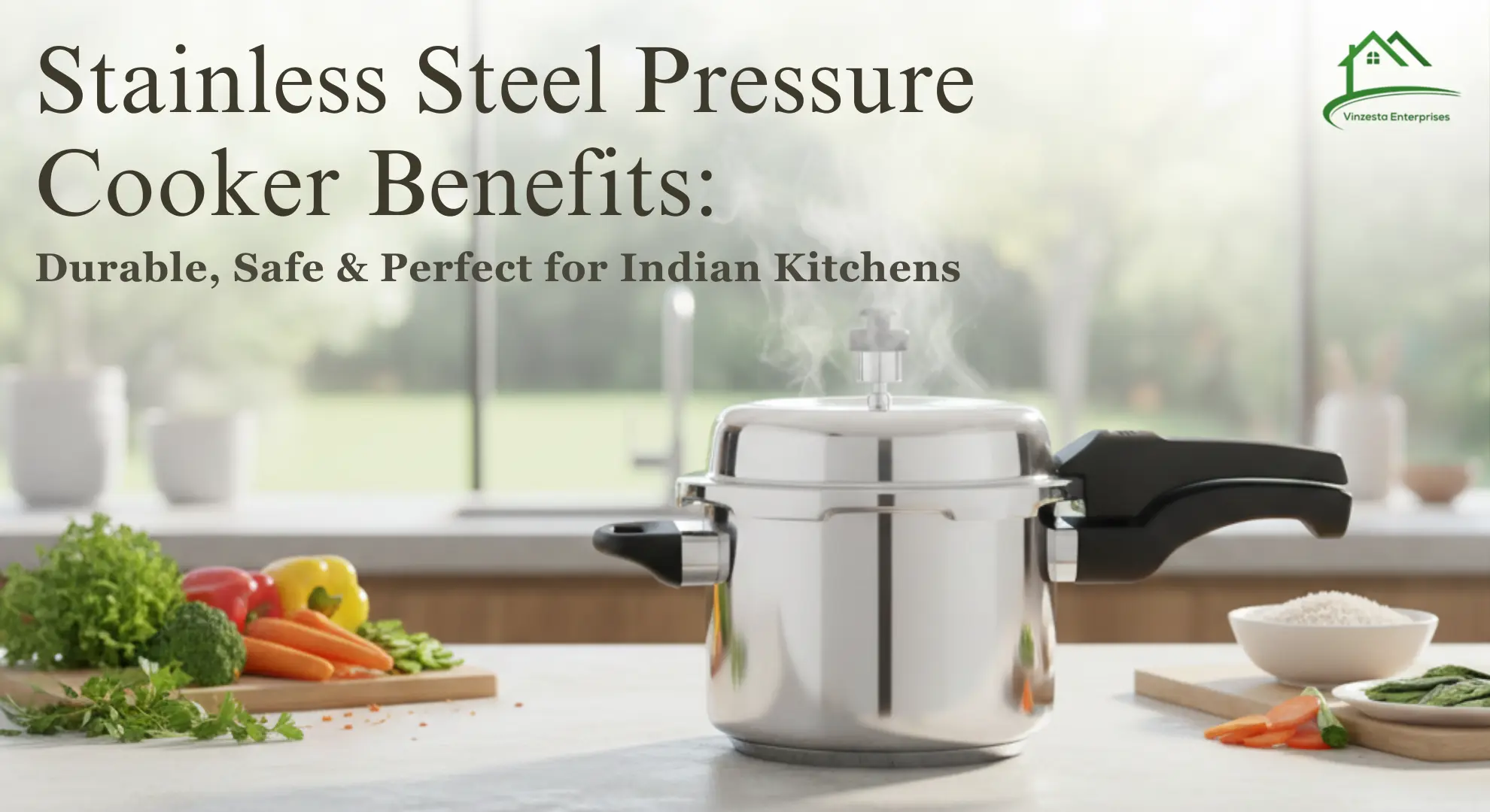 Stainless Steel Pressure Cooker Benefits: Durable, Safe & Perfect for Indian Kitchens