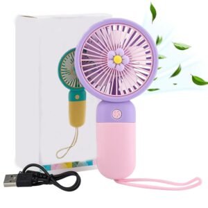 Portable Mini Fan Rechargeable USB Handheld High Speed