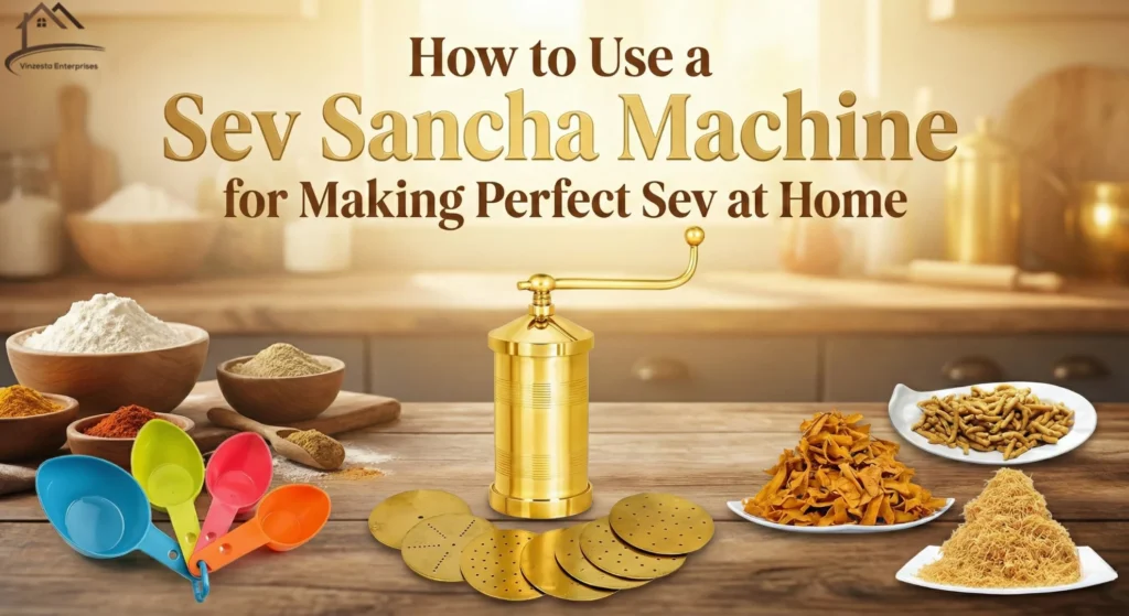 How to Use a Sev Sancha Machine for Making Perfect Sev at Home