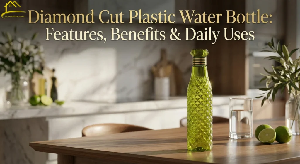 Diamond Cut Plastic Water Bottle: Features, Benefits & Daily Uses