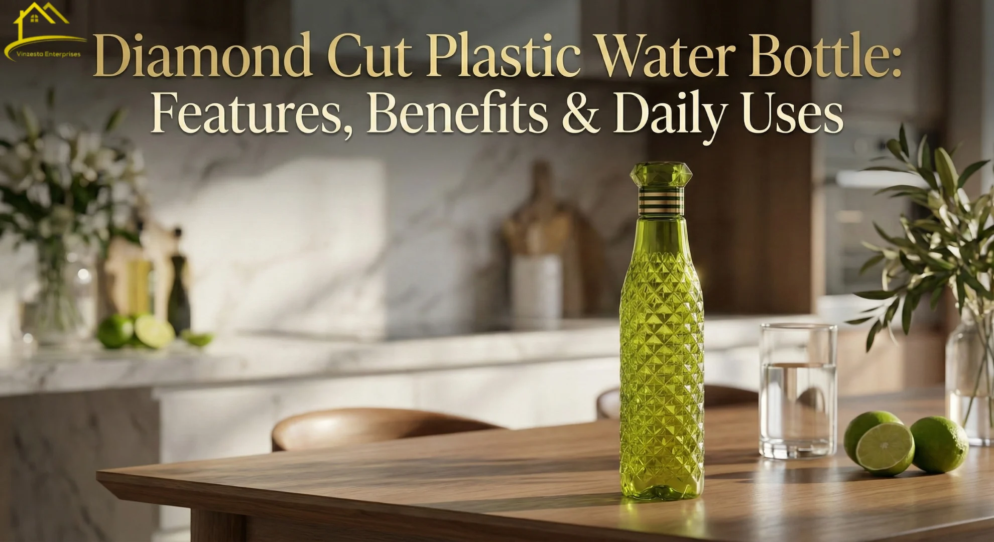 Diamond Cut Plastic Water Bottle: Features, Benefits & Daily Uses
