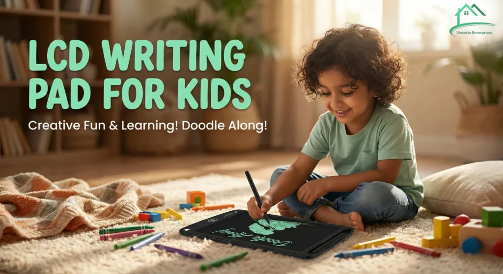 LCD Writing Pad for Kids – Eco-Friendly Reusable Digital Slate