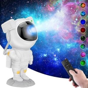 Astronaut Galaxy Projector with Remote 360° Nebula Light