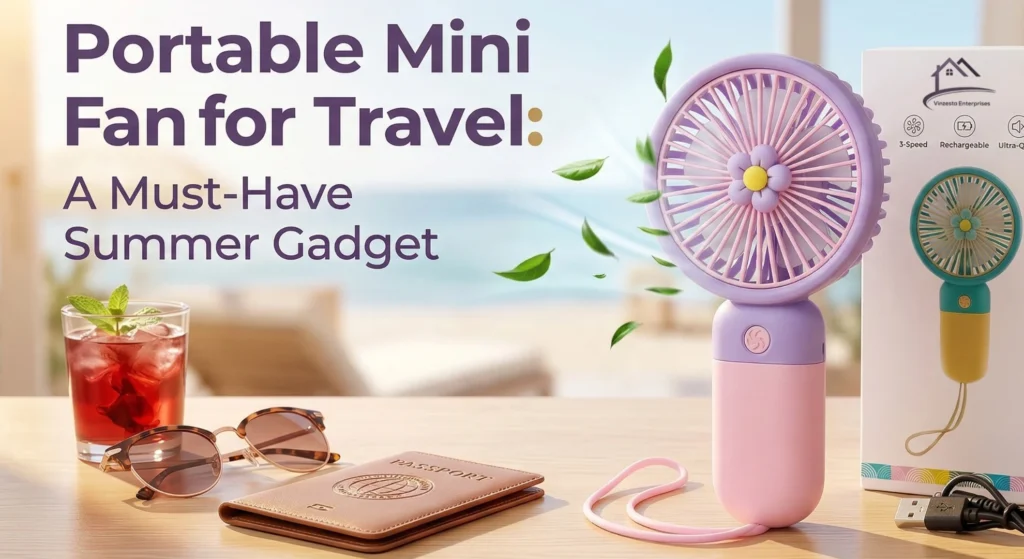 Portable Mini Fan for Travel: A Must-Have Summer Gadget