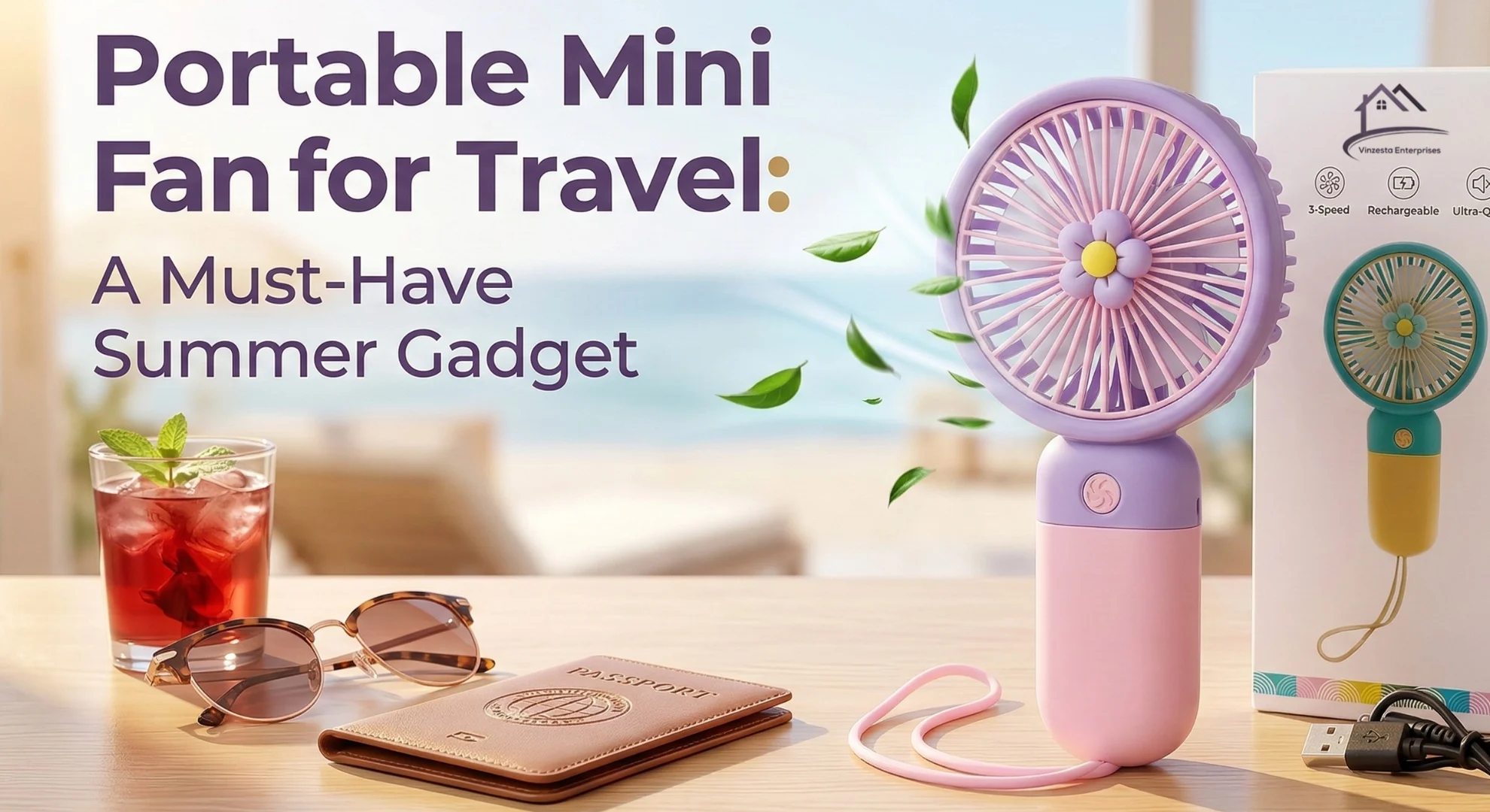 Portable Mini Fan for Travel: A Must-Have Summer Gadget