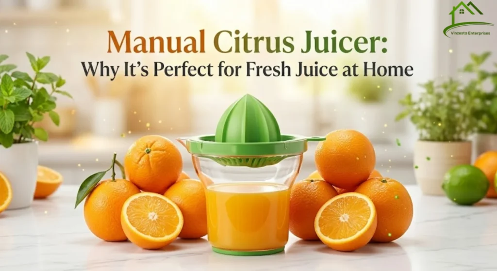 Manual Citrus Juicer: Why It’s Perfect for Fresh Juice at Home