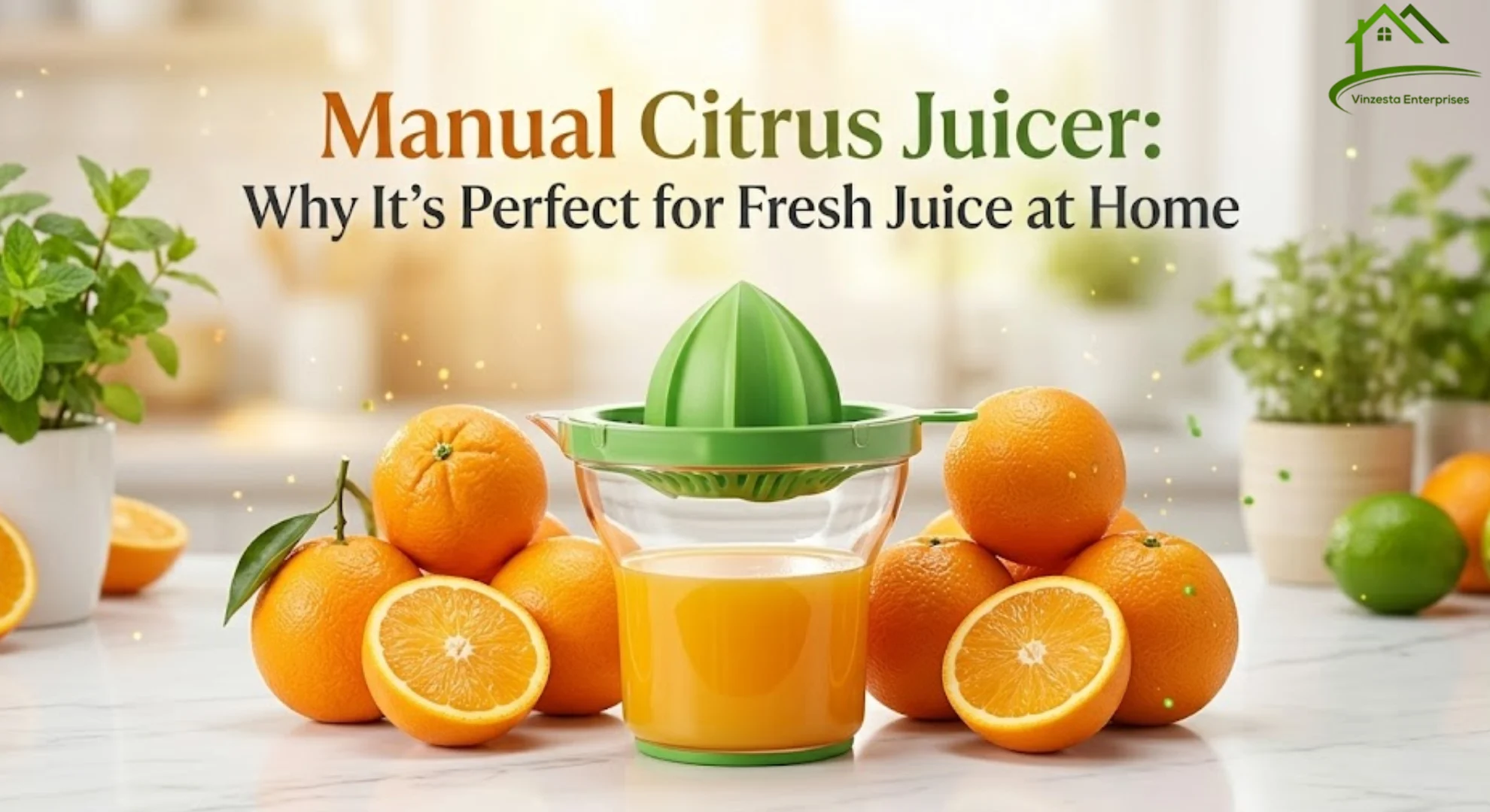 Manual Citrus Juicer: Why It’s Perfect for Fresh Juice at Home