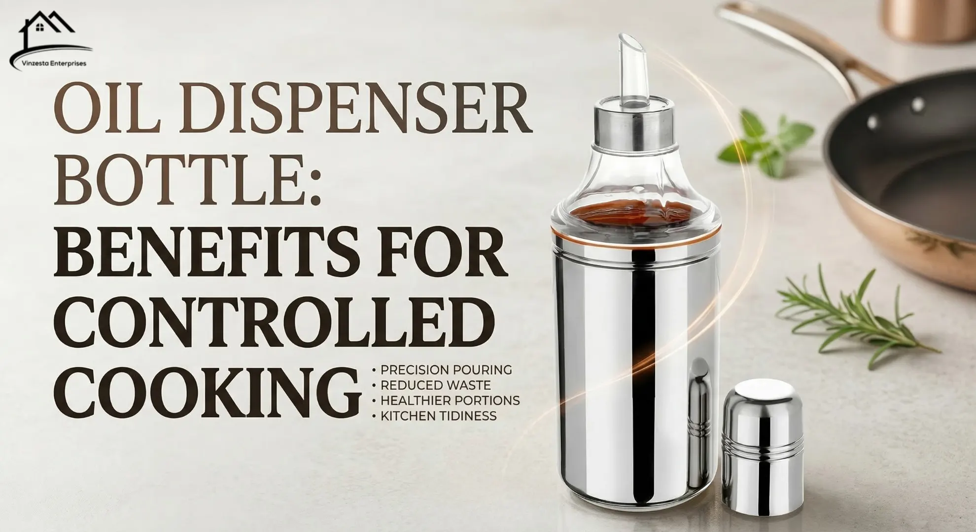 Oil Dispenser Bottle: Benefits for Controlled Cooking