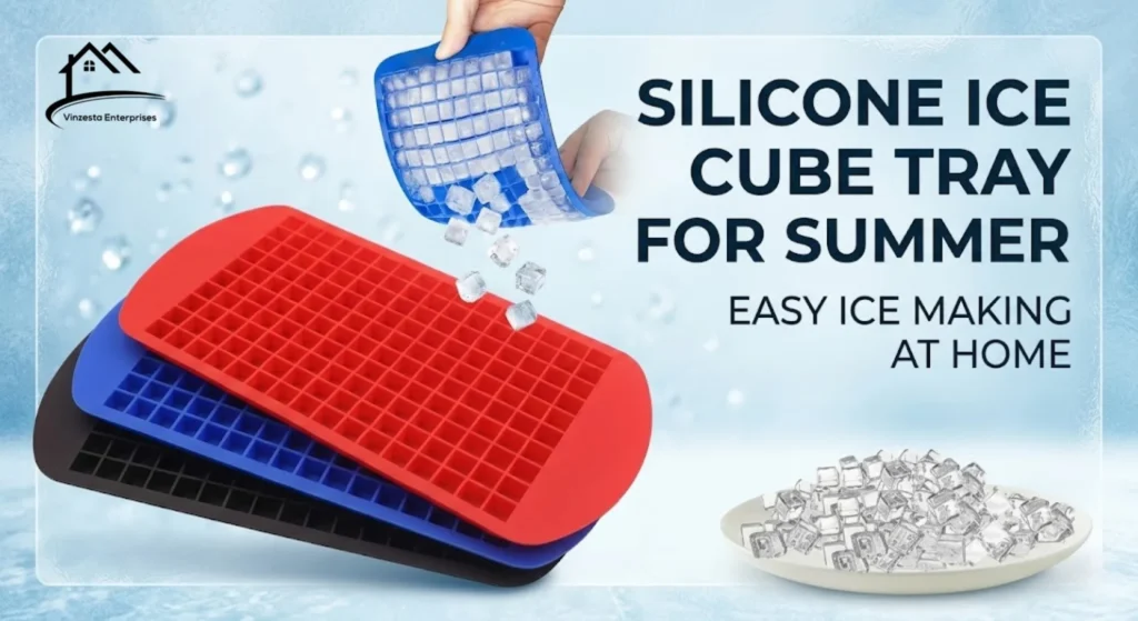 Silicone Ice Cube Tray for Summer: Easy Ice Making at Home