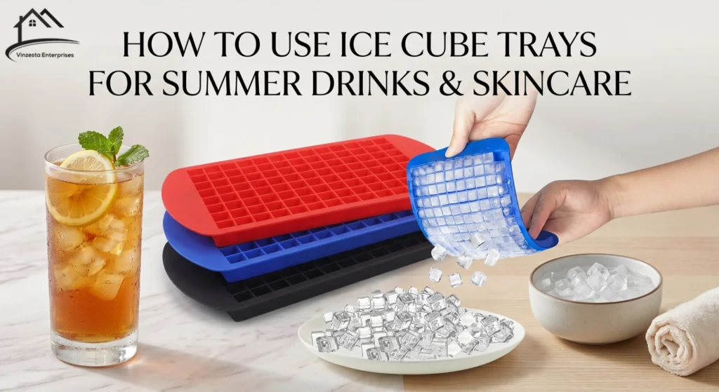 How to Use Ice Cube Trays for Summer Drinks and Skincare